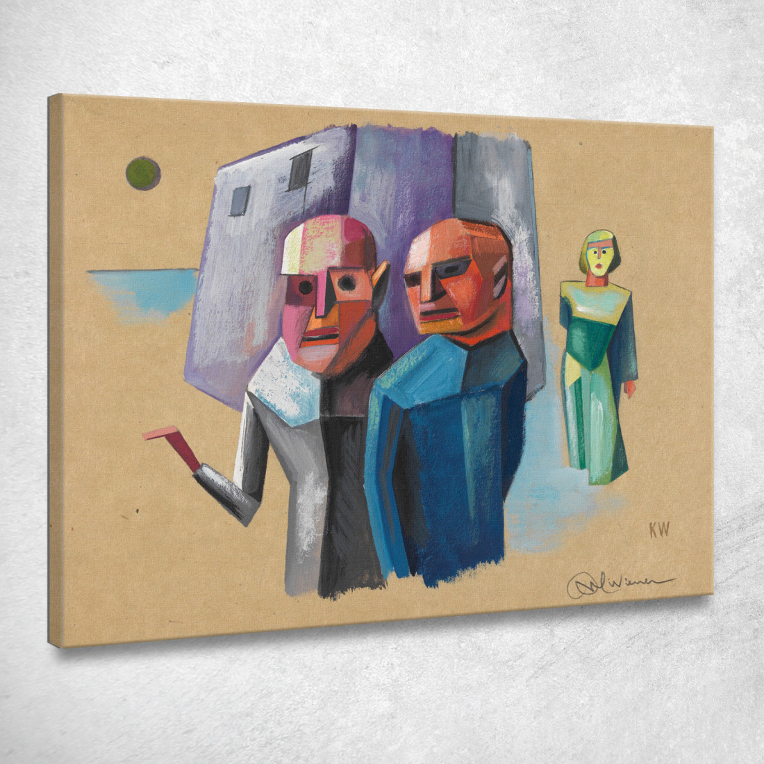 Studio Di Figura Senza Titolo Karl Wiener kwn501 quadro stampato su tela Studio Di Figura Senza Titolo Karl Wiener kwn501 quadro stampato su tela