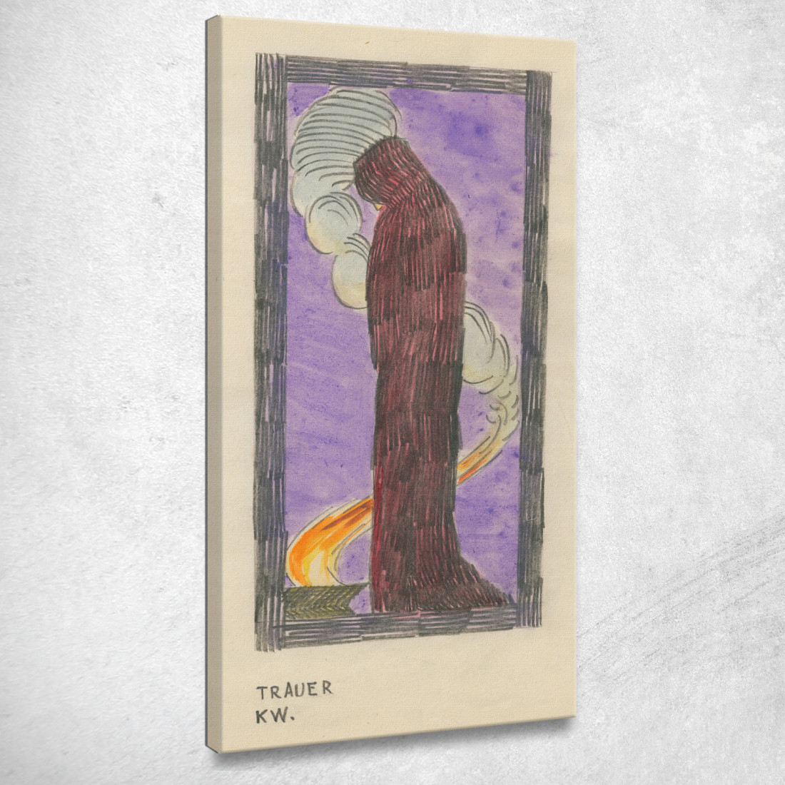 Dolore Karl Wiener kwn697 quadro stampato su tela Dolore Karl Wiener kwn697 quadro stampato su tela
