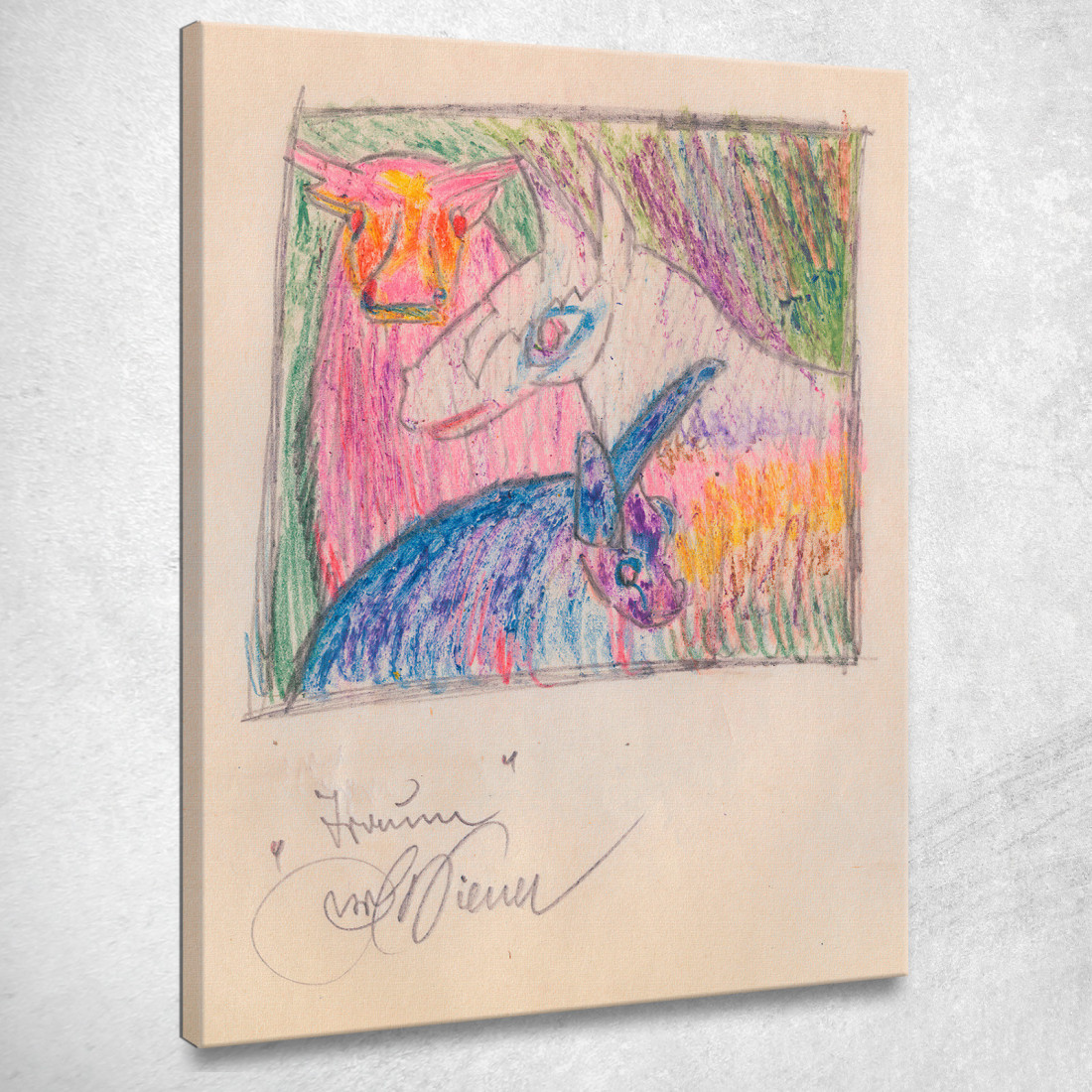 Sogno 2 Karl Wiener kwn698 quadro stampato su tela Sogno 2 Karl Wiener kwn698 quadro stampato su tela