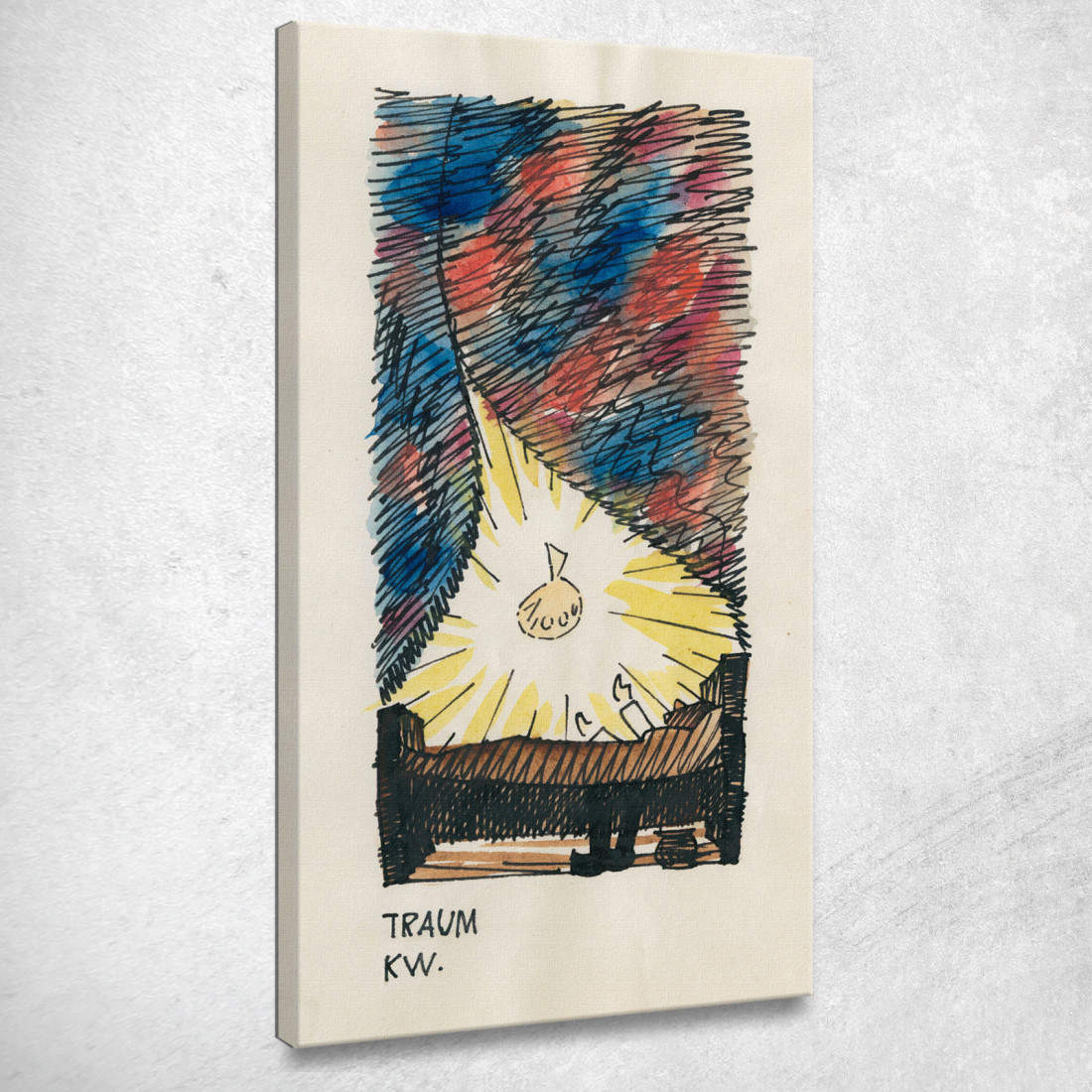 Sogno Karl Wiener kwn700 quadro stampato su tela Sogno Karl Wiener kwn700 quadro stampato su tela