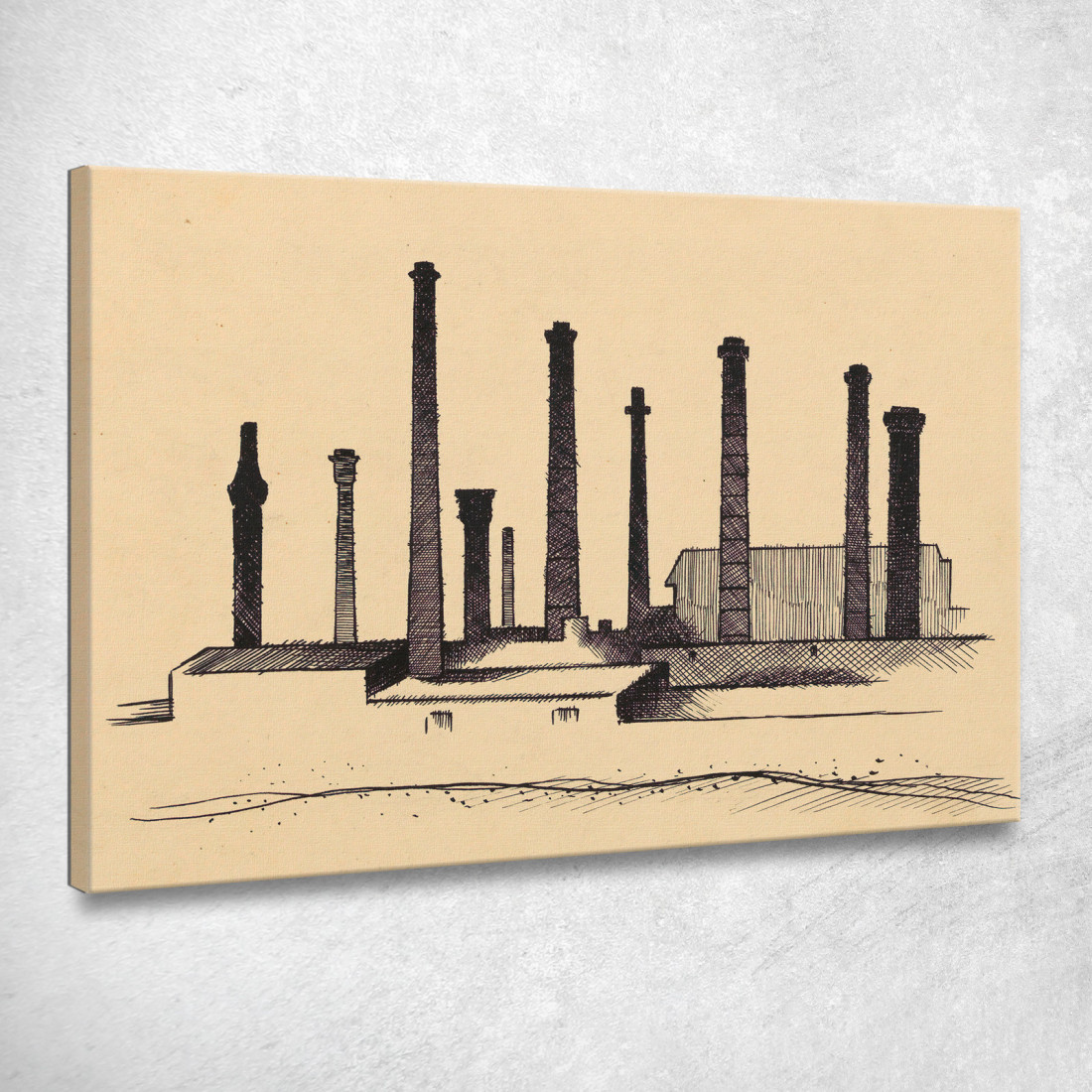 Sobborgo Viii Karl Wiener kwn729 quadro stampato su tela Sobborgo Viii Karl Wiener kwn729 quadro stampato su tela