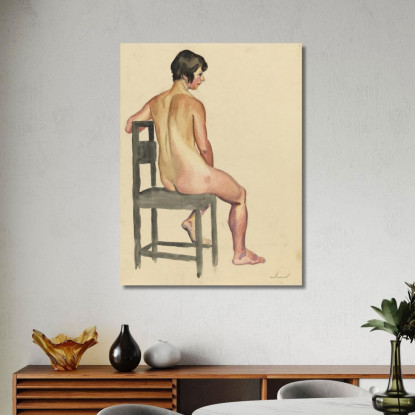 Nudo Femminile Vi Karl Wiener kwn744 quadro stampato su tela