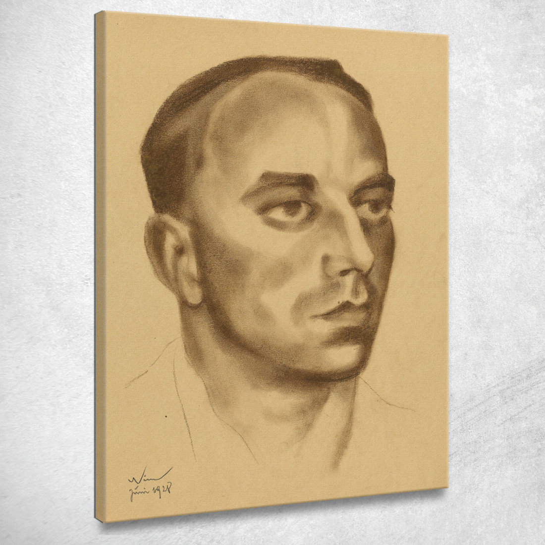 Ritratto Femminile Vi Karl Wiener kwn763 quadro stampato su tela Ritratto Femminile Vi Karl Wiener kwn763 quadro stampato su tela