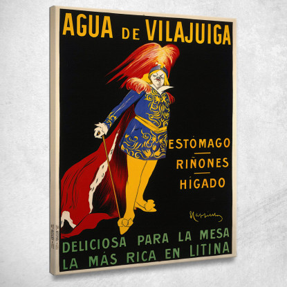 Acqua Di Vilajuïga Leonetto Cappiello lcp2 quadro stampato su tela