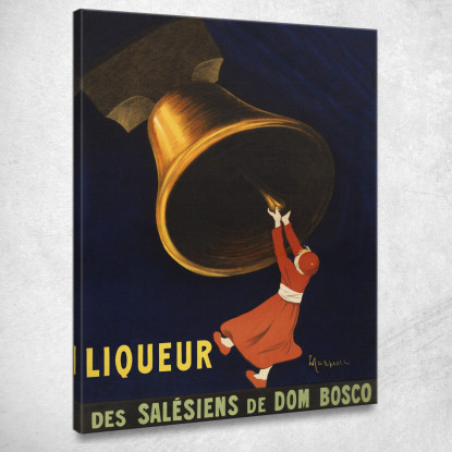 Liquore Angelus Dei Salesiani Di Dom Bosco Leonetto Cappiello lcp5 quadro stampato su tela