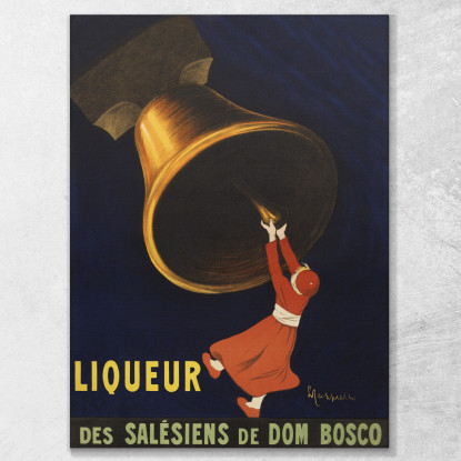 Liquore Angelus Dei Salesiani Di Dom Bosco Leonetto Cappiello lcp5 quadro stampato su tela