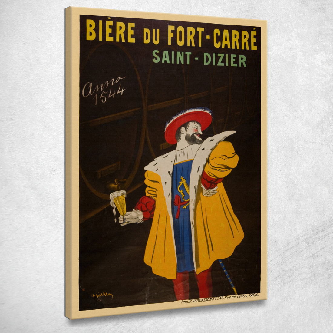 Birra Di Fort-Carré Saint-Dizier Leonetto Cappiello lcp14 quadro stampato su tela Birra Di Fort-Carré Saint-Dizier Leonetto Cappiello lcp14 quadro stampato su tela
