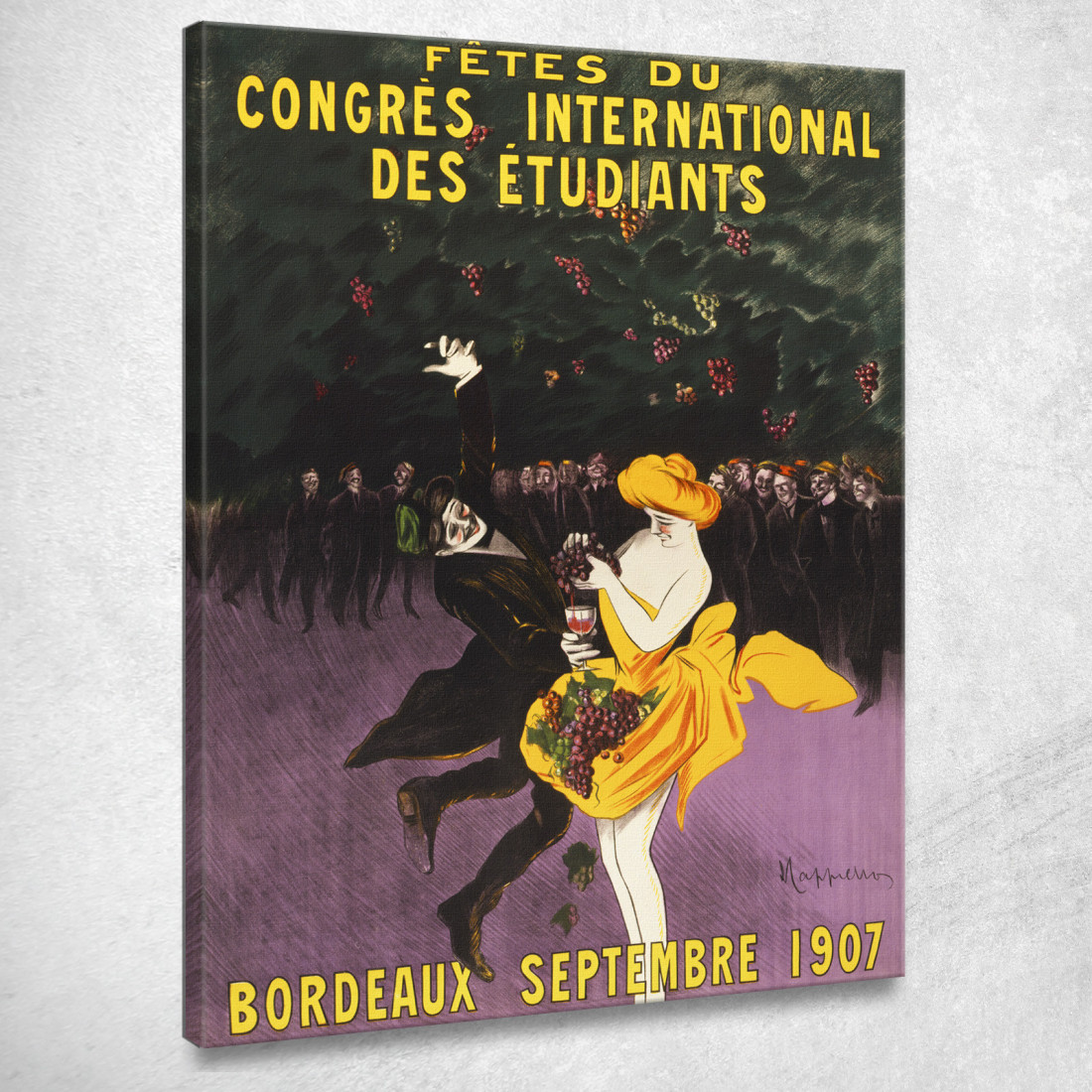 Celebrazioni Del Congresso Studentesco Internazionale Di Bordeaux Leonetto Cappiello lcp21 quadro stampato su tela Celebrazioni Del Congresso Studentesco Internazionale Di Bordeaux Leonetto Cappiello lcp21 quadro stampato su tela