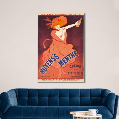 Menthe Di Nuyens Leonetto Cappiello lcp87 quadro stampato su tela