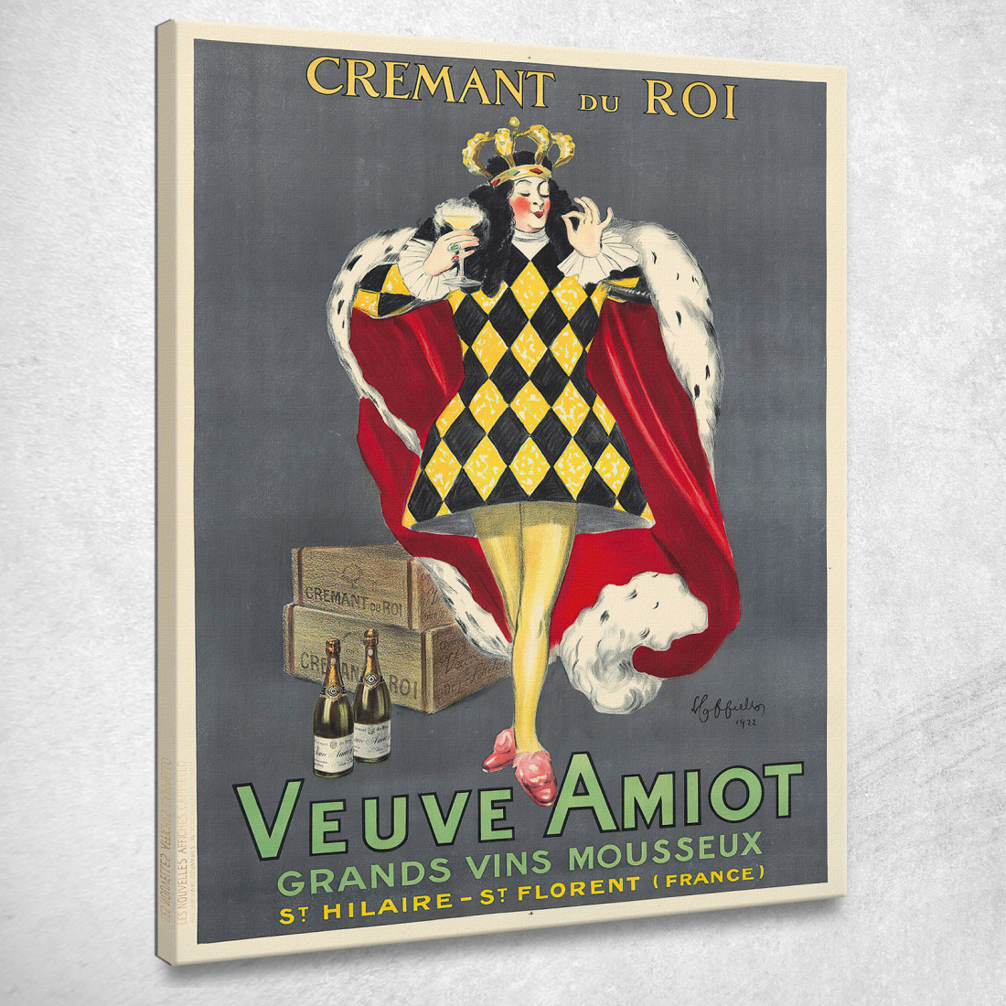 La Vedova Amiot Leonetto Cappiello lcp113 quadro stampato su tela La Vedova Amiot Leonetto Cappiello lcp113 quadro stampato su tela