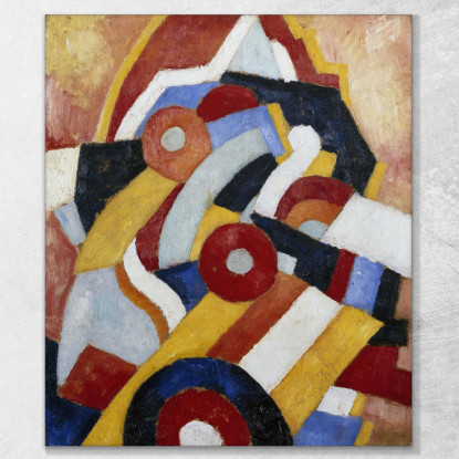 Astrazione Marsden Hartley mhr3 quadro stampato su tela