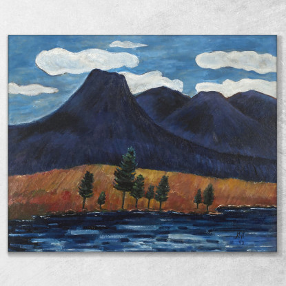 Paesaggio Blu Marsden Hartley mhr5 quadro stampato su tela