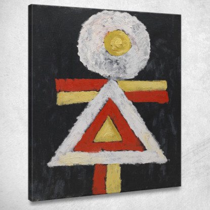 Figura Geometrica Marsden Hartley mhr11 quadro stampato su tela