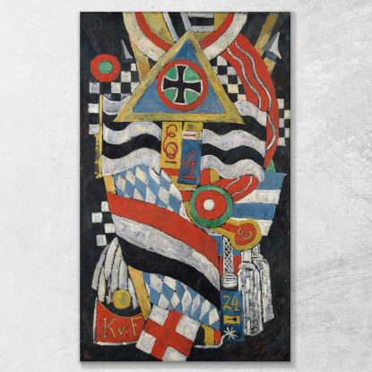 Ritratto Di Un Ufficiale Tedesco Marsden Hartley mhr28 quadro stampato su tela