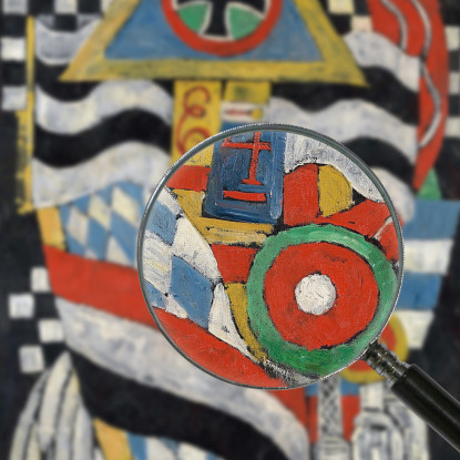 Ritratto Di Un Ufficiale Tedesco Marsden Hartley mhr28 quadro stampato su tela