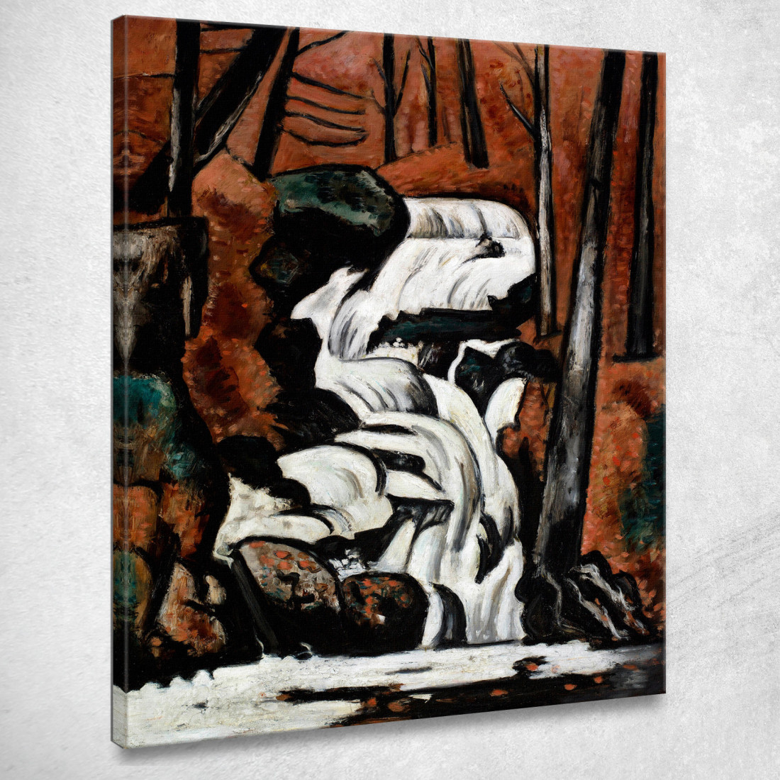 L'Odore Delle Cascate Del Ruscello Marsden Hartley mhr33 quadro stampato su tela L'Odore Delle Cascate Del Ruscello Marsden Hartley mhr33 quadro stampato su tela