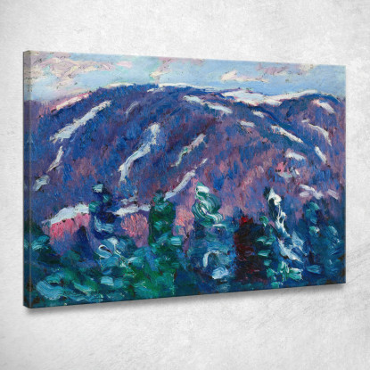 Canzoni D'Inverno N. 3 Marsden Hartley mhr35 quadro stampato su tela