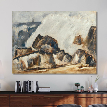 Onda Di Tempesta Marsden Hartley mhr45 quadro stampato su tela