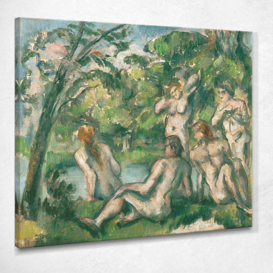 Bagnanti Paul Cézanne pcz10 quadro stampato su tela Bagnanti Paul Cézanne pcz10 quadro stampato su tela