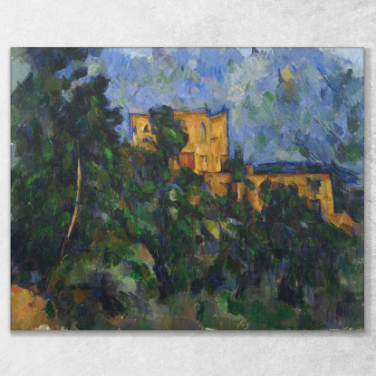 Castello Nero Paul Cézanne pcz16 quadro stampato su tela