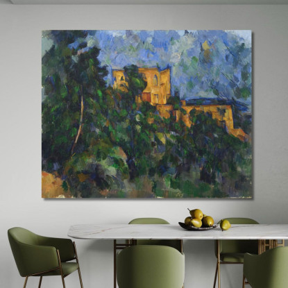 Castello Nero Paul Cézanne pcz16 quadro stampato su tela