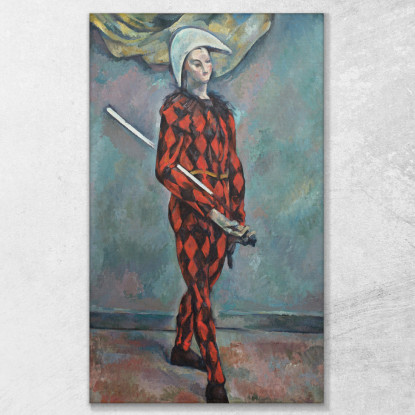 Arlecchino Paul Cézanne pcz32 quadro stampato su tela