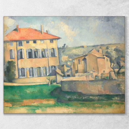 Casa Ad Aix Paul Cézanne pcz33 quadro stampato su tela