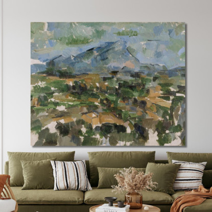 Montagna Di Sainte-Victoire Paul Cézanne pcz38 quadro stampato su tela