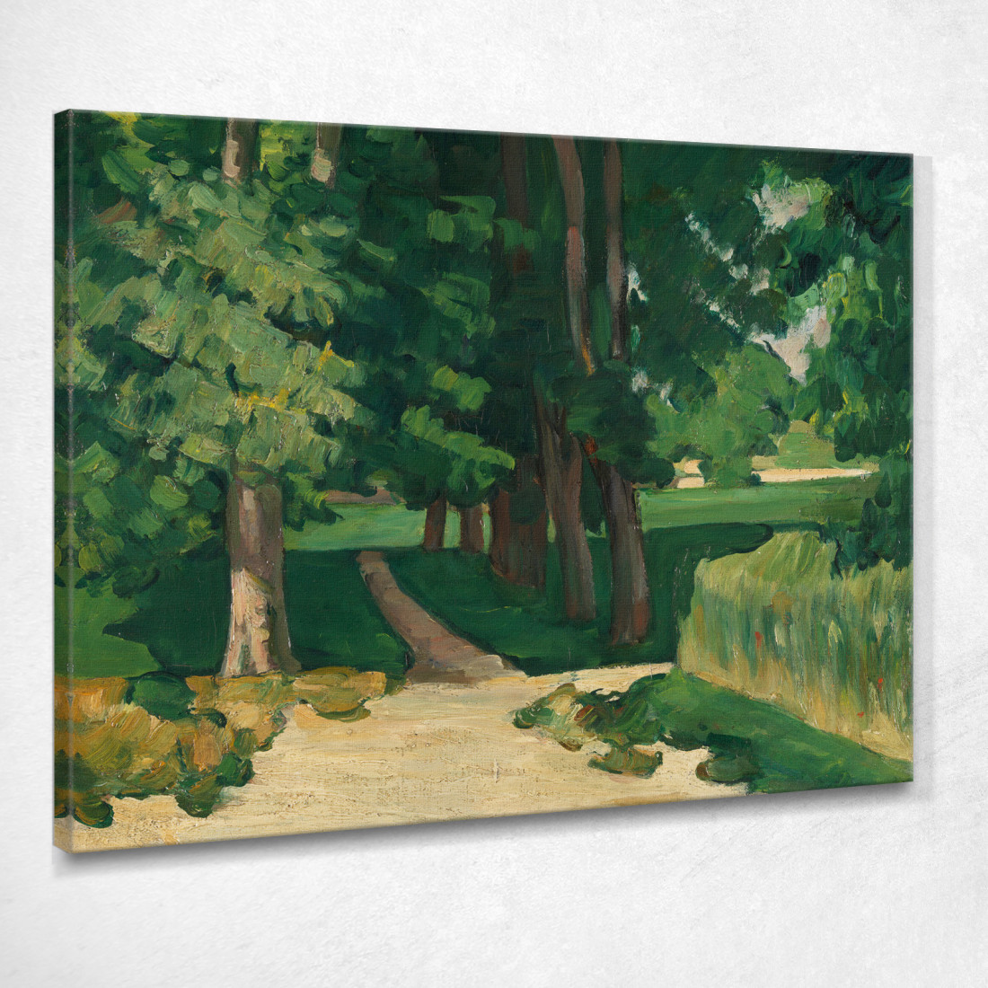 Il Vialetto Al Jas De Bouffan Paul Cézanne pcz40 quadro stampato su tela Il Vialetto Al Jas De Bouffan Paul Cézanne pcz40 quadro stampato su tela
