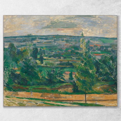 Paesaggio Da Jas De Bouffan Paul Cézanne pcz43 quadro stampato su tela