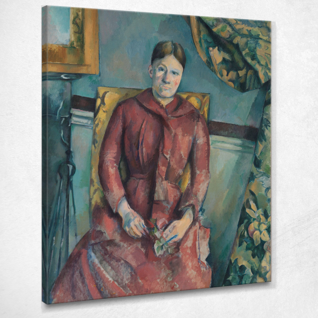 Signora Paul Cézanne pcz50 quadro stampato su tela Signora Paul Cézanne pcz50 quadro stampato su tela
