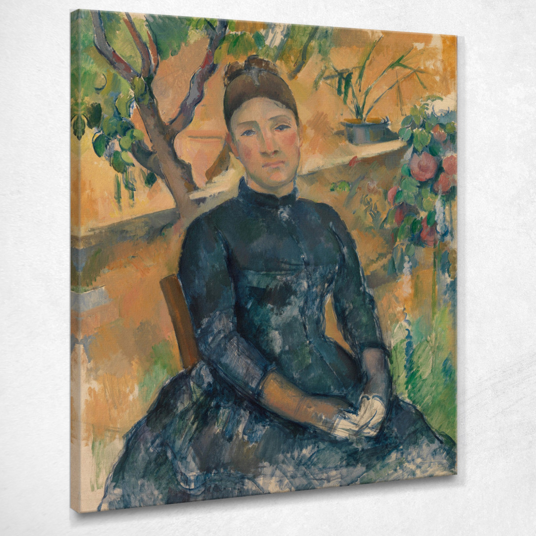 Signora Paul Cézanne pcz51 quadro stampato su tela Signora Paul Cézanne pcz51 quadro stampato su tela