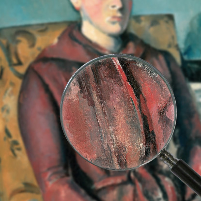 Signora Paul Cézanne pcz53 quadro stampato su tela