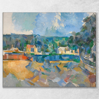 Sulle Rive Di Un Fiume Paul Cézanne pcz70 quadro stampato su tela