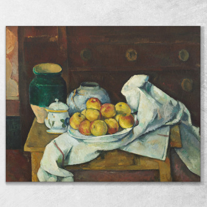 Natura Morta Con Comò Paul Cézanne pcz94 quadro stampato su tela