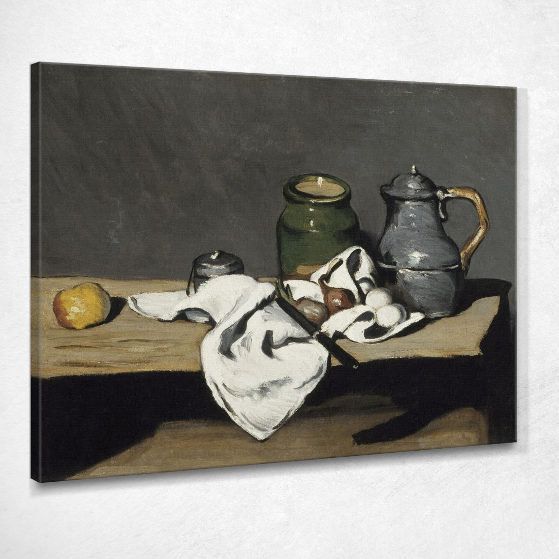 Natura Morta Con Bollitore Paul Cézanne pcz98 quadro stampato su tela Natura Morta Con Bollitore Paul Cézanne pcz98 quadro stampato su tela