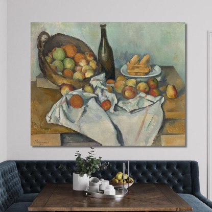 Il Cesto Di Mele Paul Cézanne pcz105 quadro stampato su tela