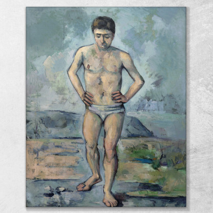 Il Bagnante Paul Cézanne pcz106 quadro stampato su tela