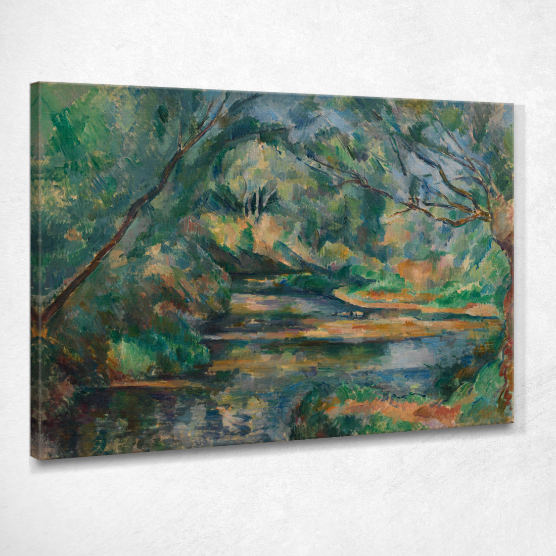Il Ruscello Paul Cézanne pcz107 quadro stampato su tela Il Ruscello Paul Cézanne pcz107 quadro stampato su tela