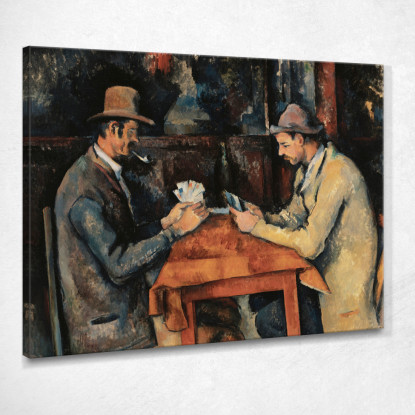 I Giocatori Di Carte Paul Cézanne pcz109 quadro stampato su tela