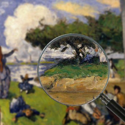 I Pescatori Paul Cézanne pcz112 quadro stampato su tela