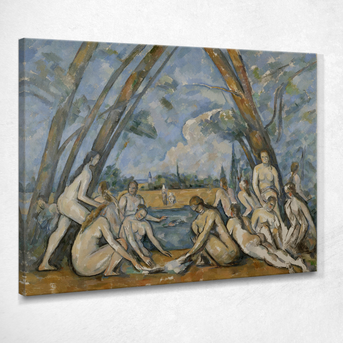I Grandi Bagnanti Paul Cézanne pcz118 quadro stampato su tela I Grandi Bagnanti Paul Cézanne pcz118 quadro stampato su tela