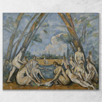 I Grandi Bagnanti Paul Cézanne pcz118 quadro stampato su tela