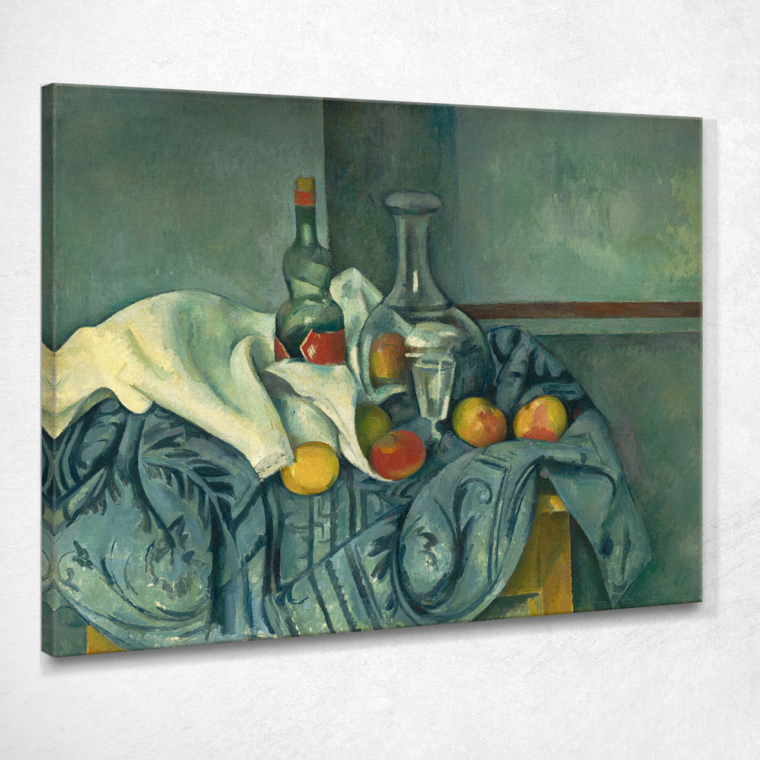 La Bottiglia Di Menta Piperita Paul Cézanne pcz121 quadro stampato su tela La Bottiglia Di Menta Piperita Paul Cézanne pcz121 quadro stampato su tela