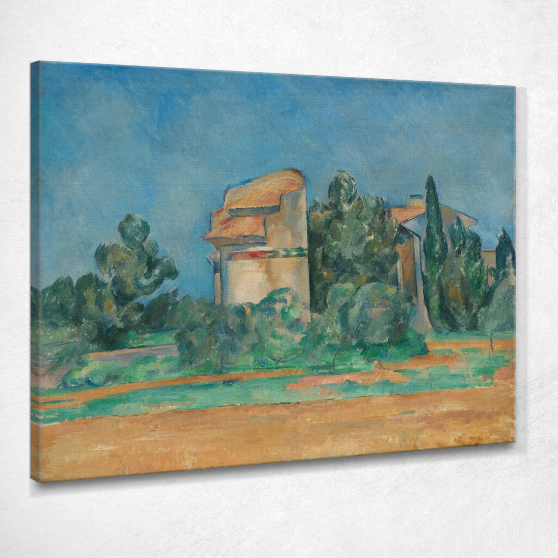 La Torre Dei Piccioni Al Bellevue Paul Cézanne pcz122 quadro stampato su tela La Torre Dei Piccioni Al Bellevue Paul Cézanne pcz122 quadro stampato su tela
