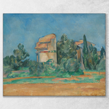 La Torre Dei Piccioni Al Bellevue Paul Cézanne pcz122 quadro stampato su tela