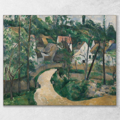 Svolta In Strada Paul Cézanne pcz132 quadro stampato su tela