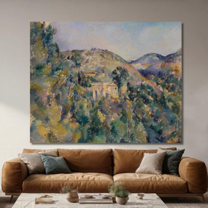 Veduta Del Domaine Saint-Joseph Paul Cézanne pcz134 quadro stampato su tela