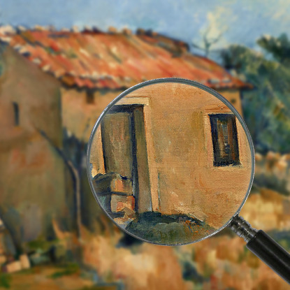 Casa Abbandonata Vicino A Aix-En-Provence Paul Cézanne pcz140 quadro stampato su tela