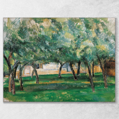 Fattoria In Normandia Paul Cézanne pcz152 quadro stampato su tela